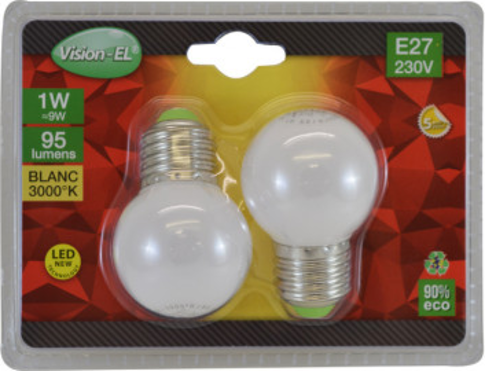 LED 1W BULB E27 3KK